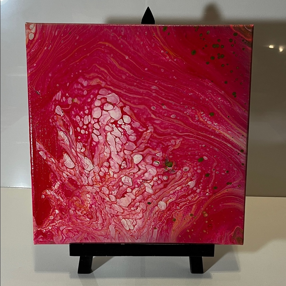 Abstract Pink Canvas Art